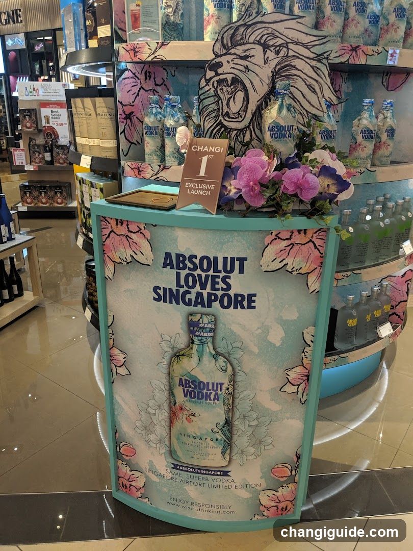 Absolut Vodka Singapore Launch Display