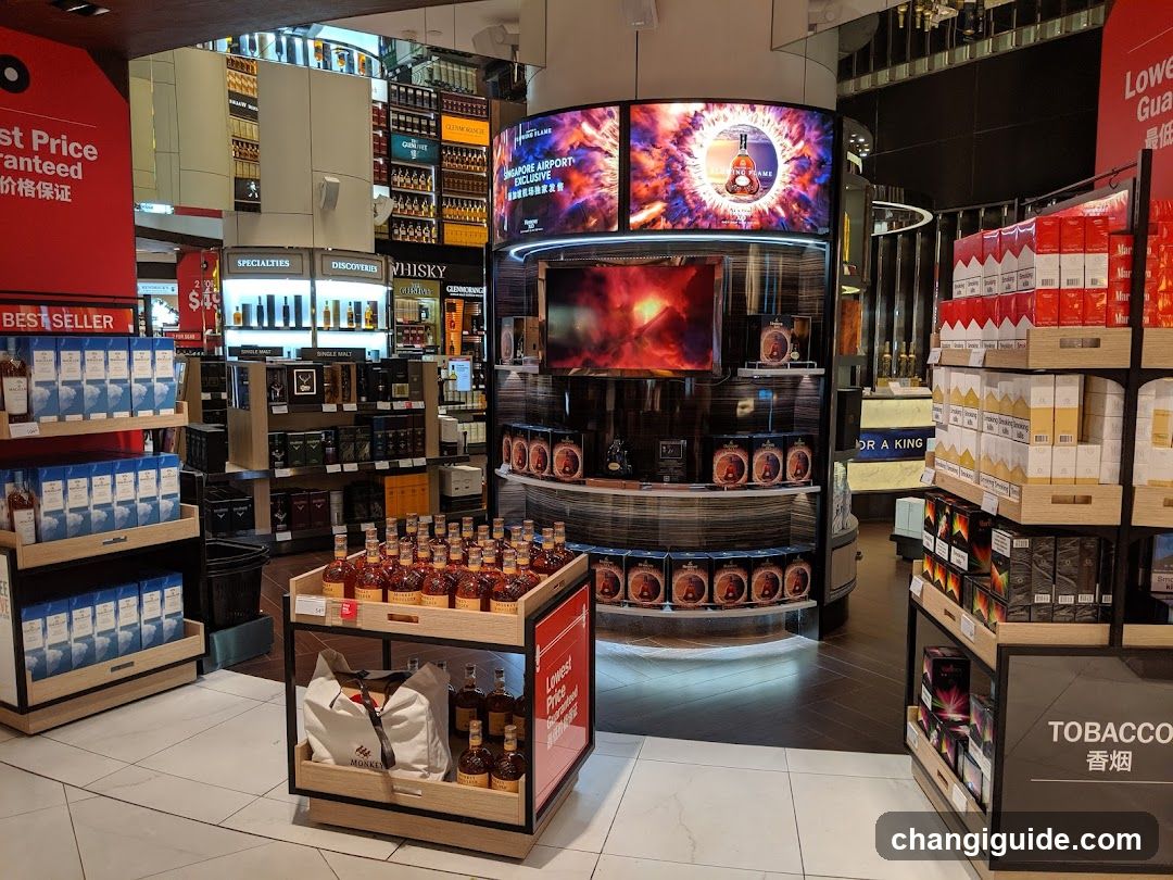 Liquor Store Interior Display