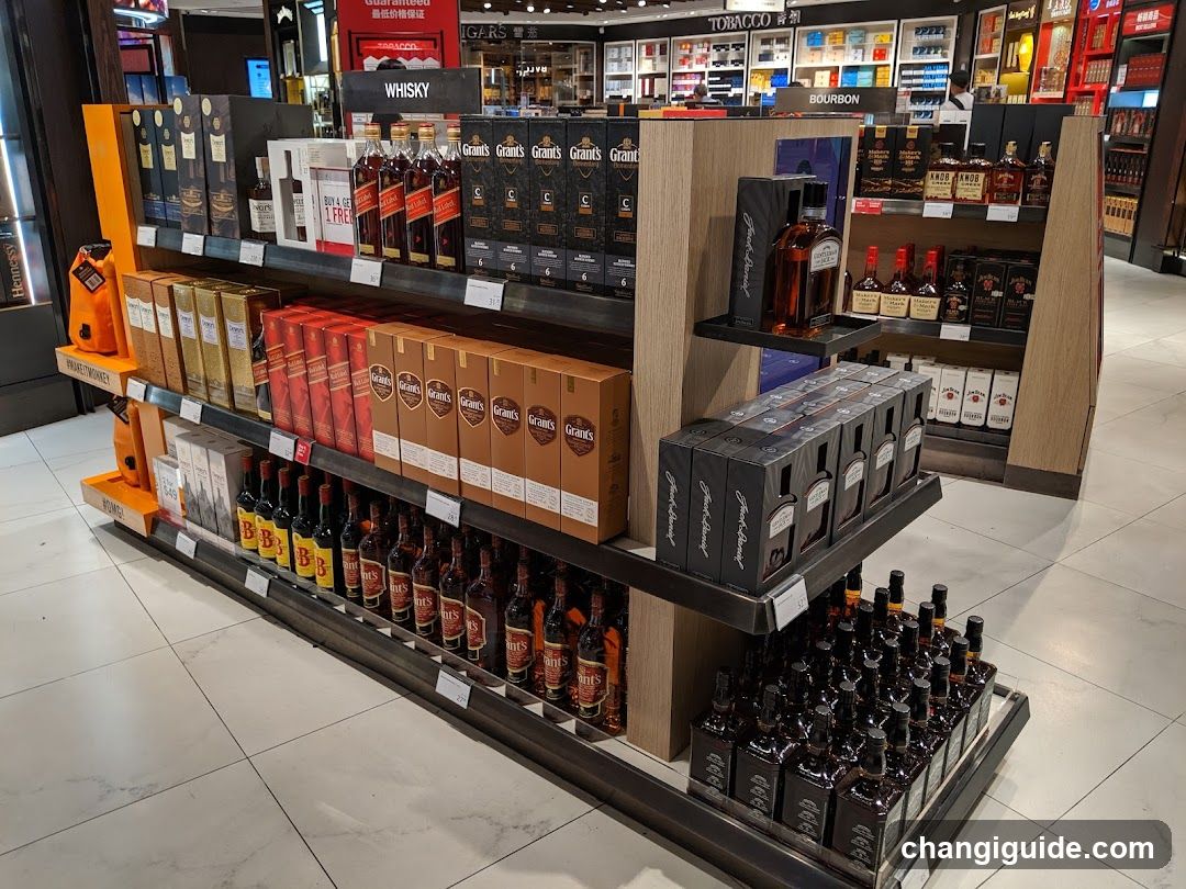Whisky and Spirits Display