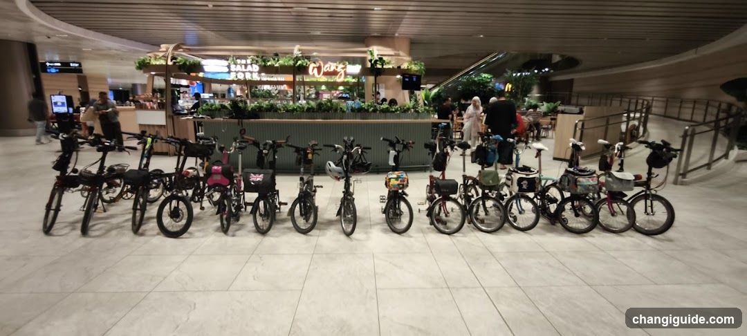 Bike Rental Area in Mall