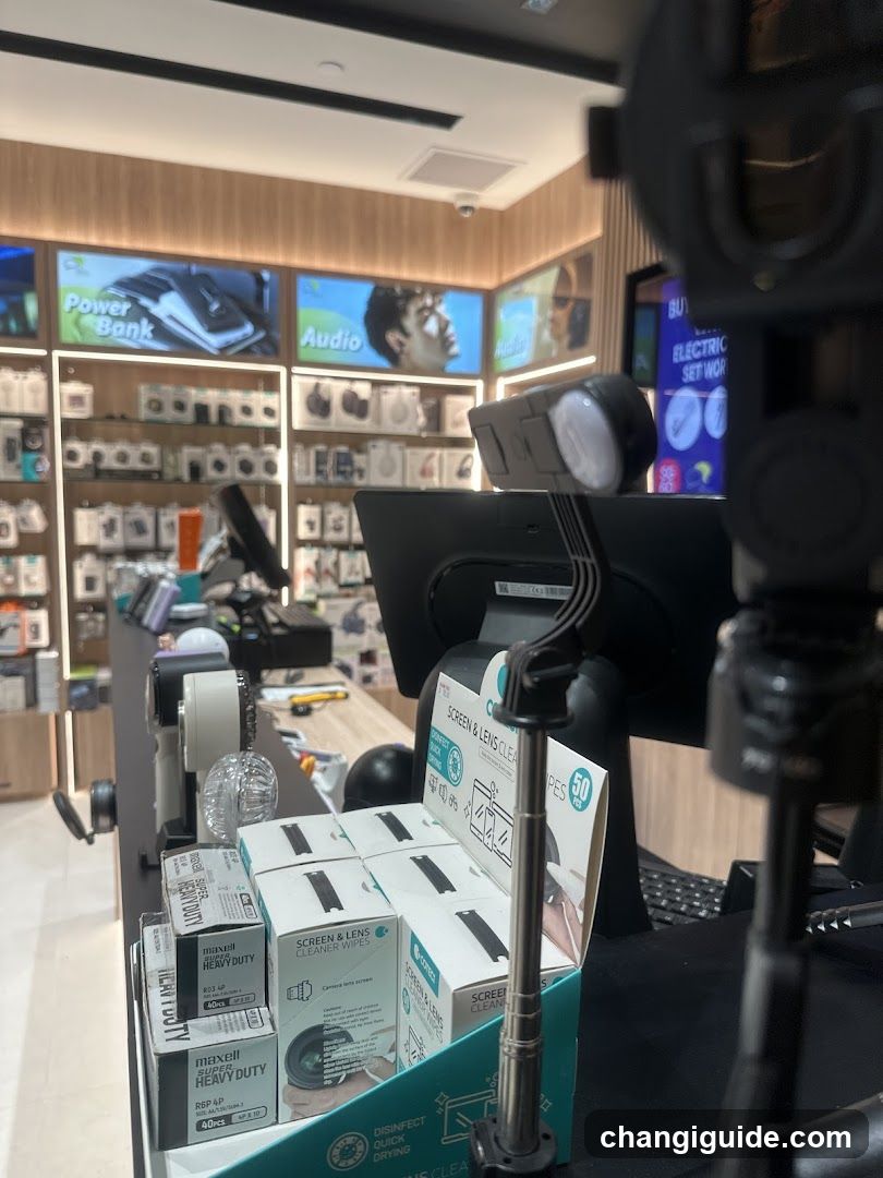 Electronics Store Interior