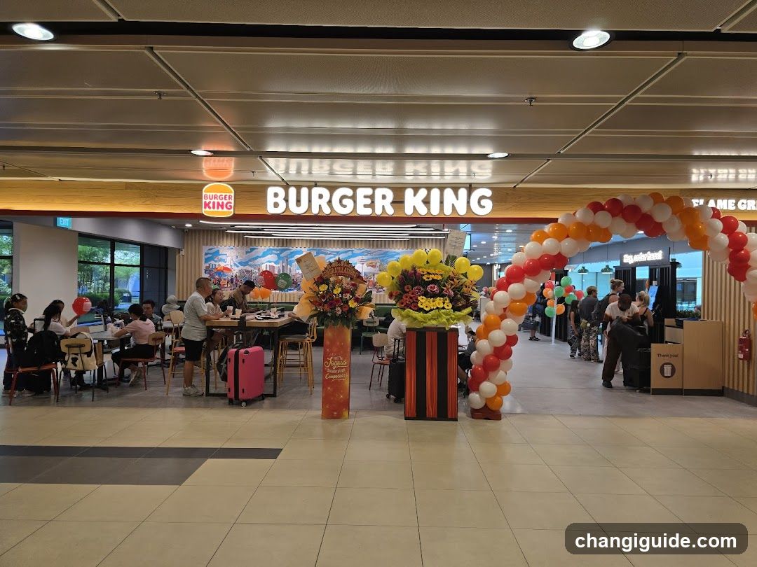 Burger King Interior with Decorations