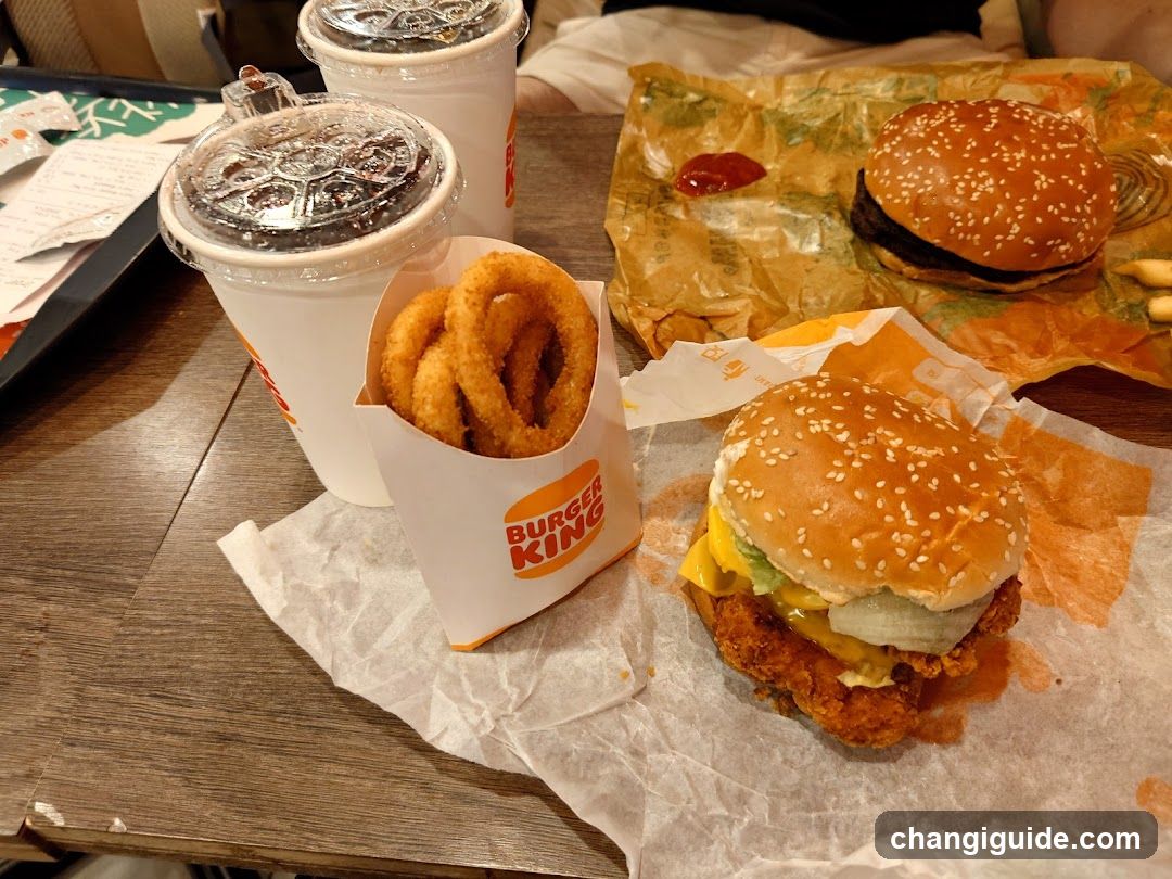 Burger King Meal Spread