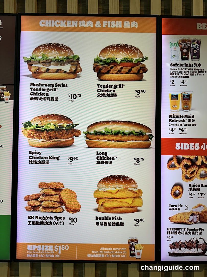 Chicken & Fish Menu Board