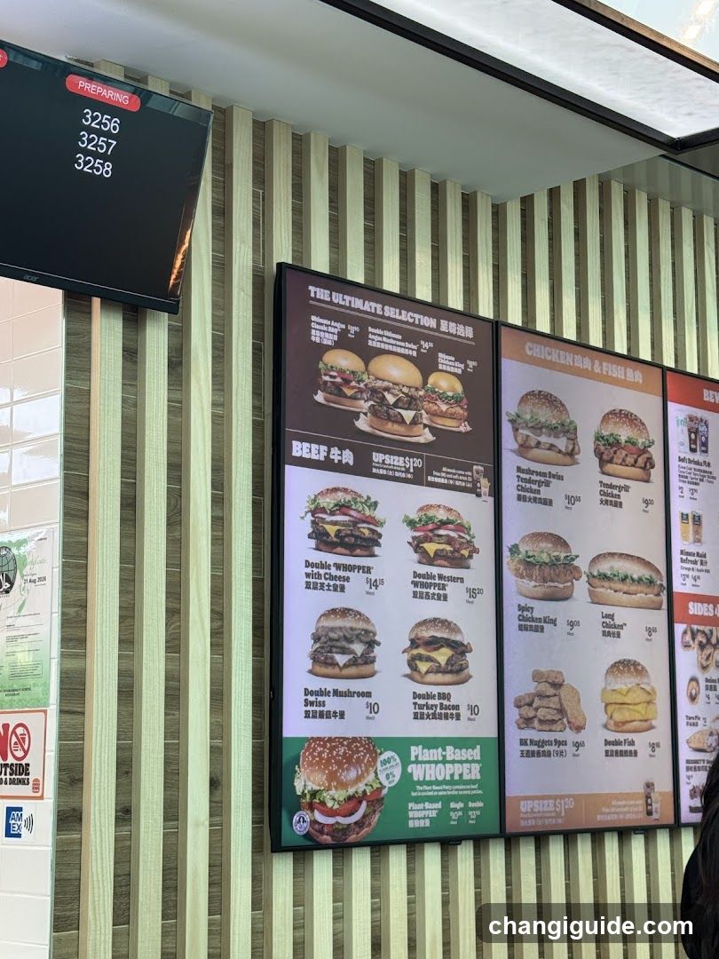 Burger Menu Board