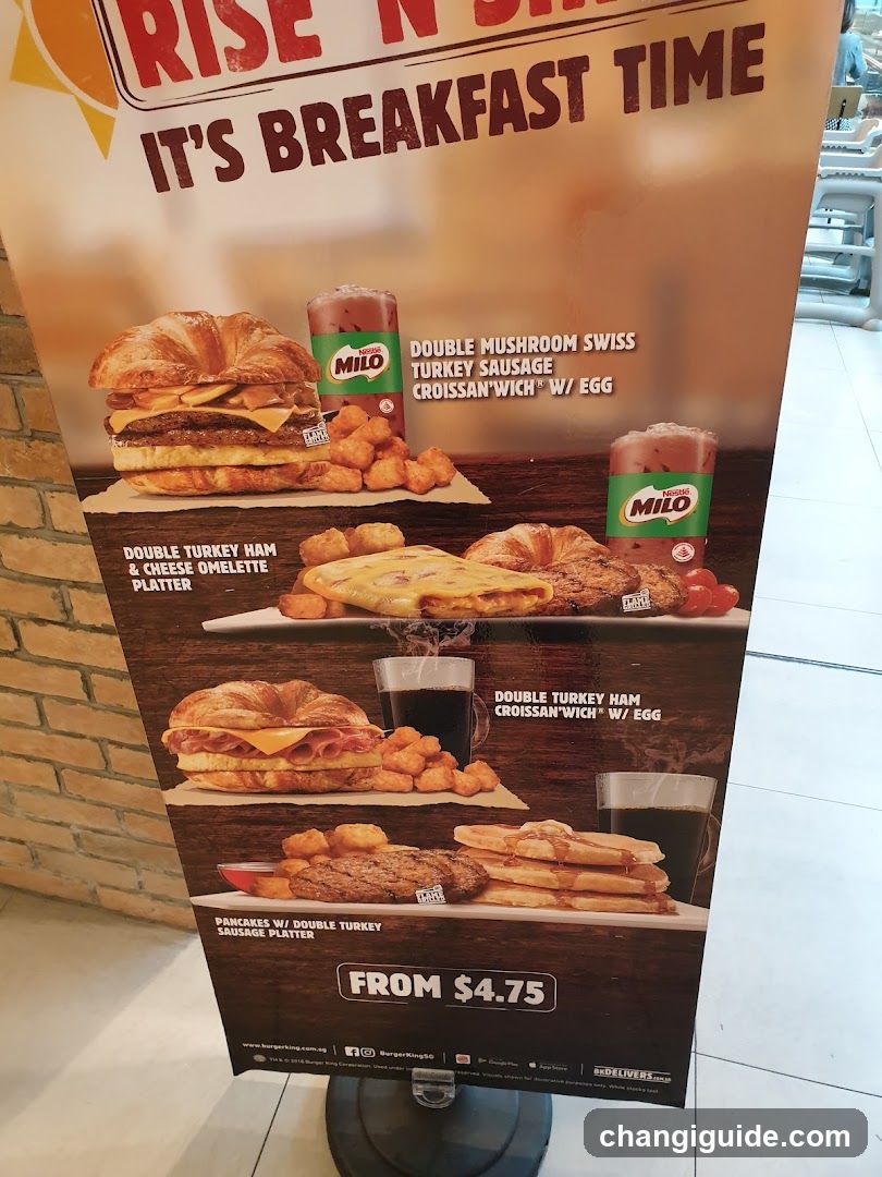 Breakfast Menu Standee