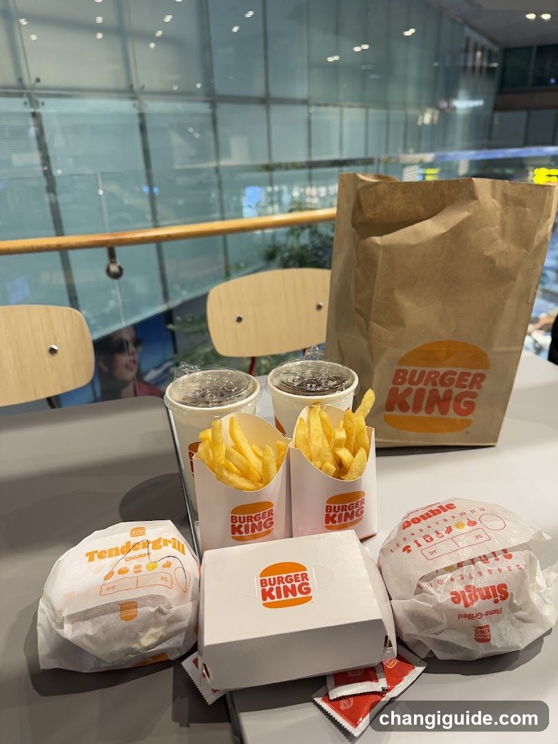 Burger King Meal Spread