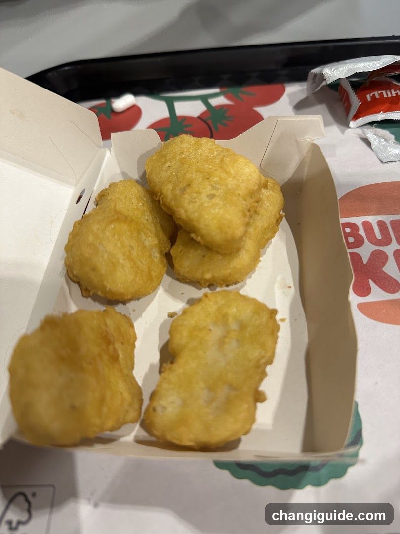 Fried Chicken Nuggets in Box