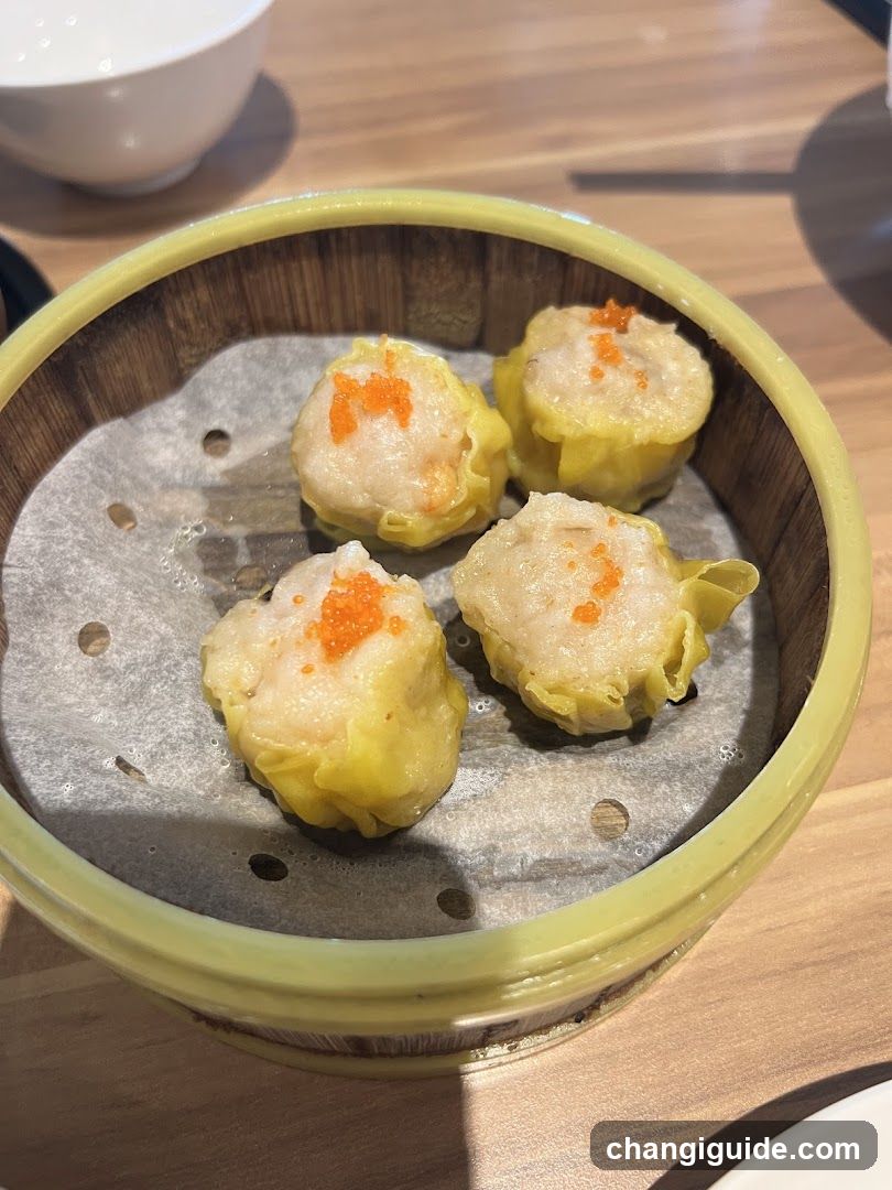 Steamed Dumplings in Bamboo Basket