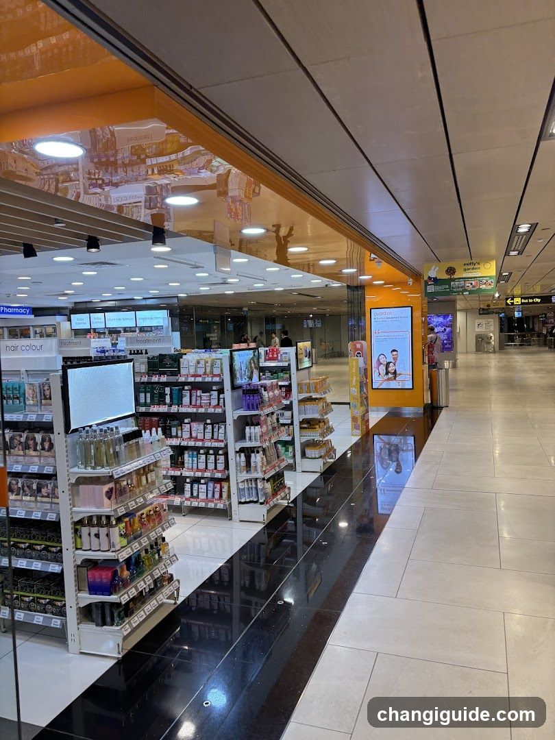Airport Duty-Free Store Interior