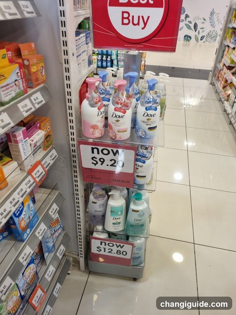 Dove Body Wash Display