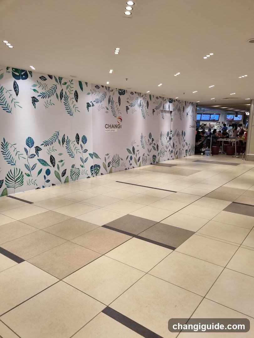 Changi Airport Interior Corridor