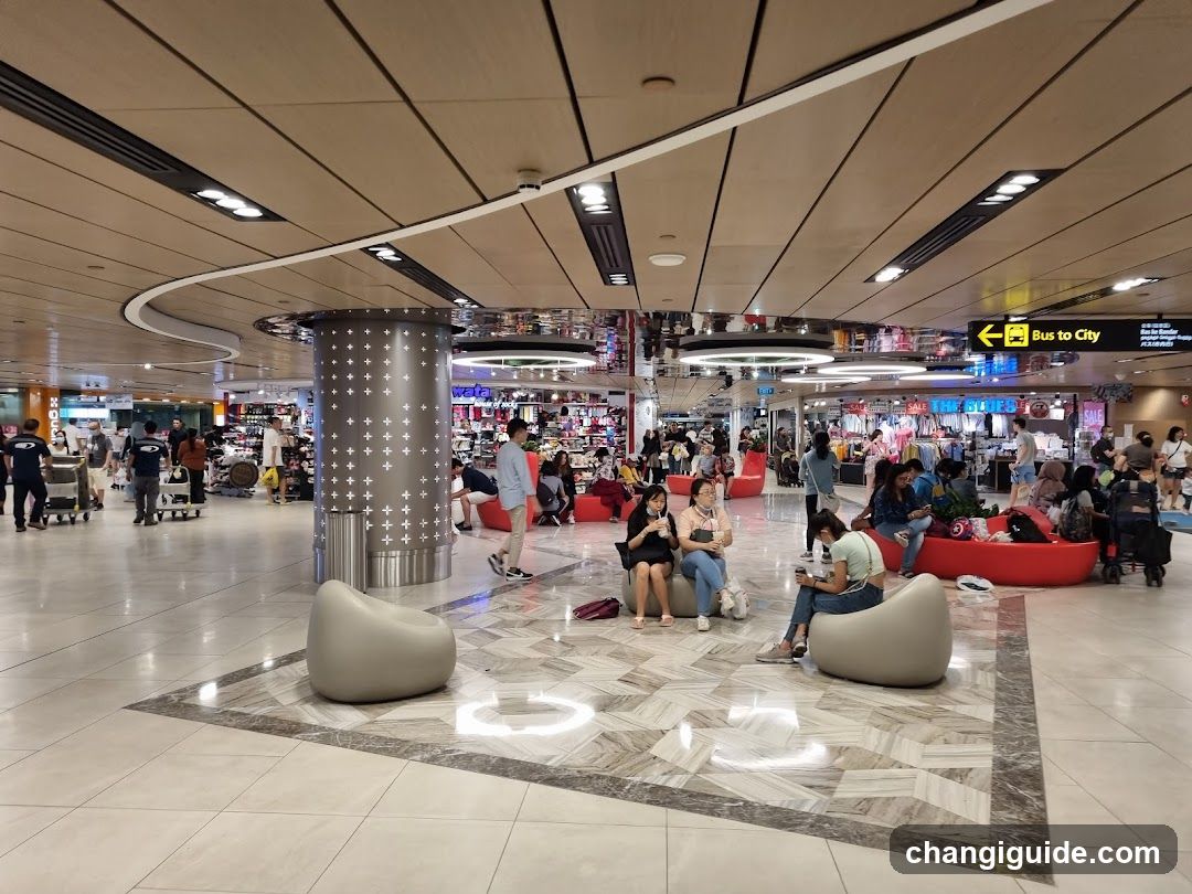 Airport Terminal Lounge Area