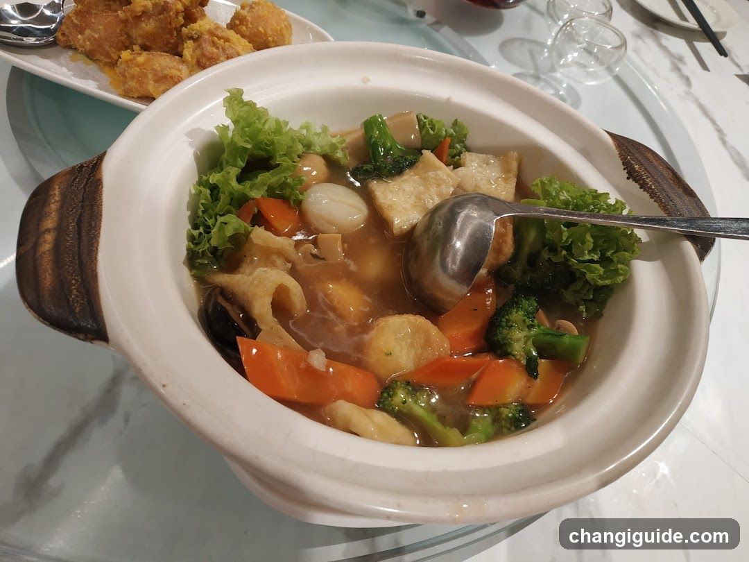 Vegetable Soup in Clay Pot