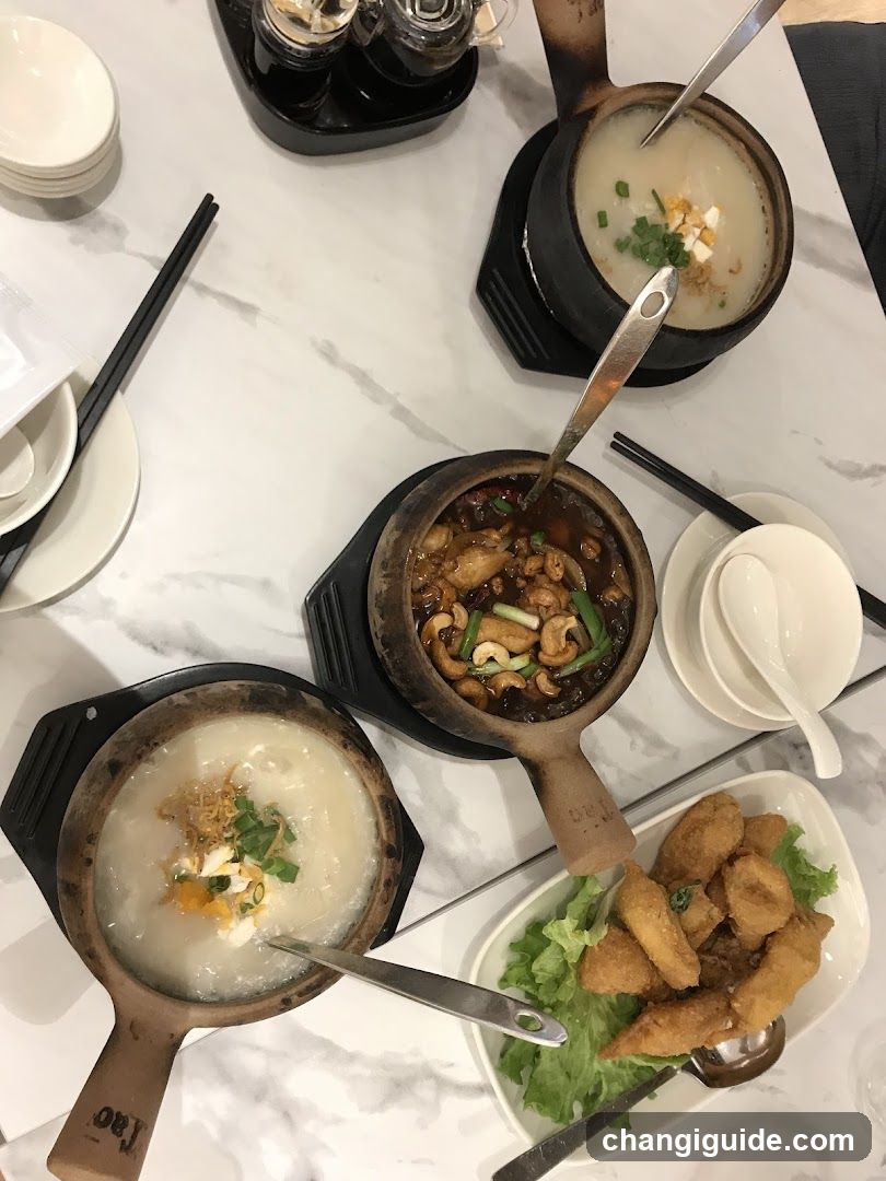 Congee and Fried Food