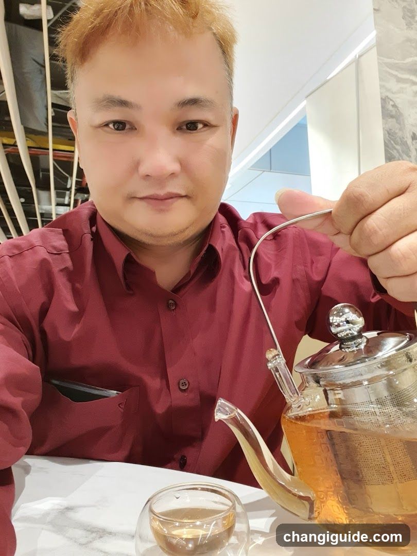 Man with Tea Set