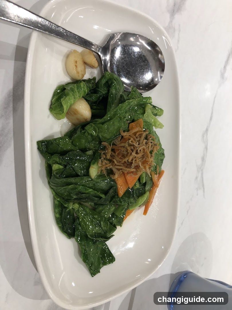 Steamed Greens with Garlic and Carrots