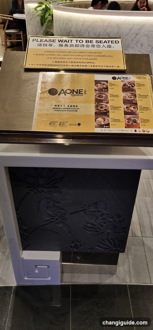 AONE Restaurant Signage and Menu Display