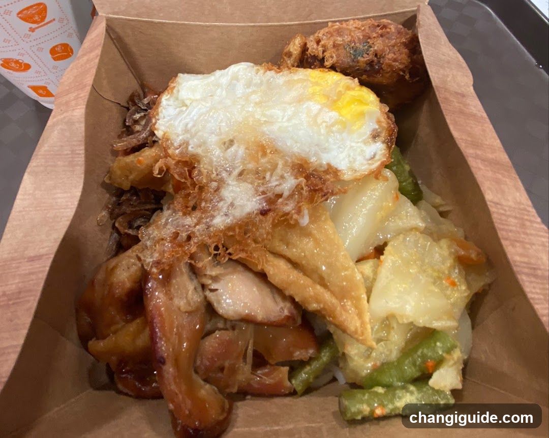 Fried Rice Bowl with Fried Egg and Sides