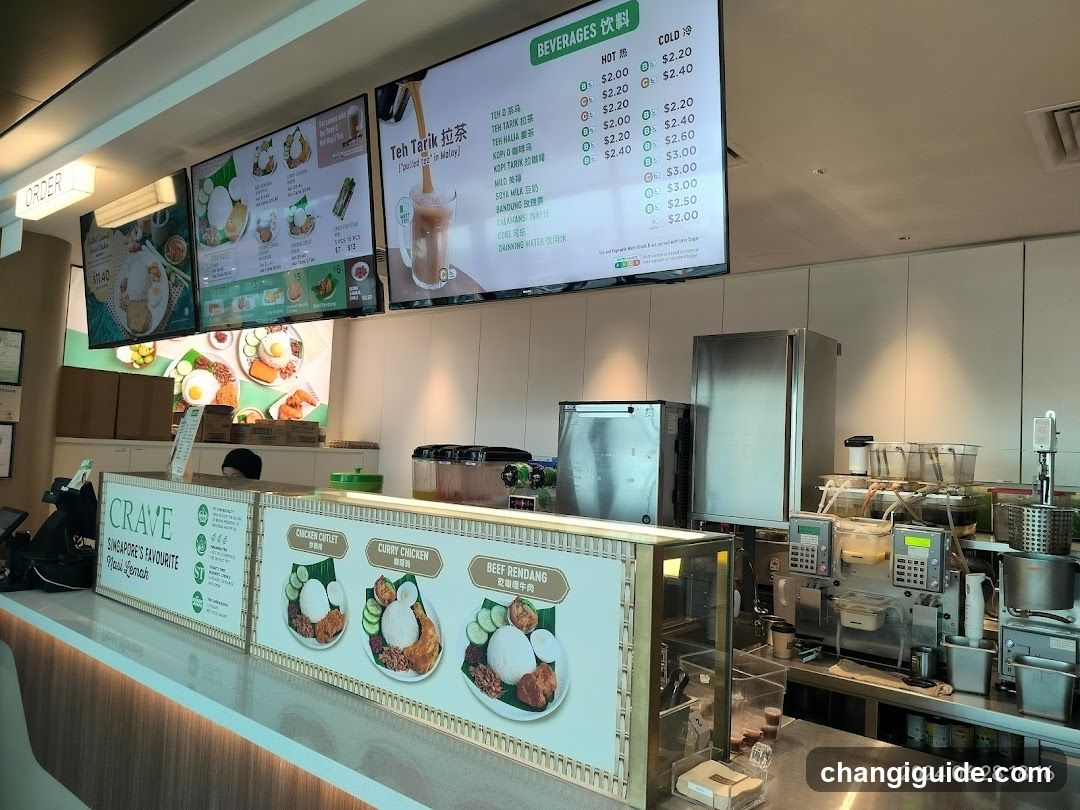 Food Stall Interior View