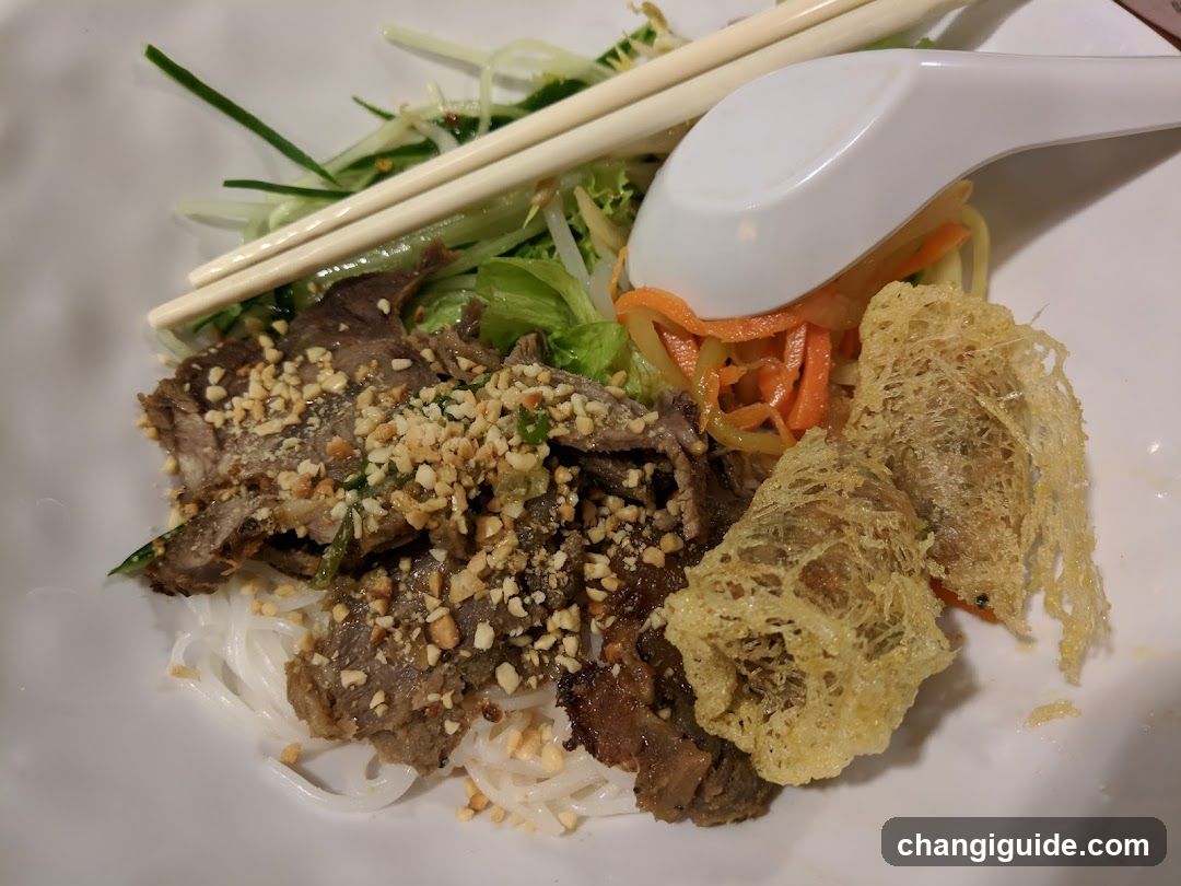 Noodle Dish with Meat and Vegetables
