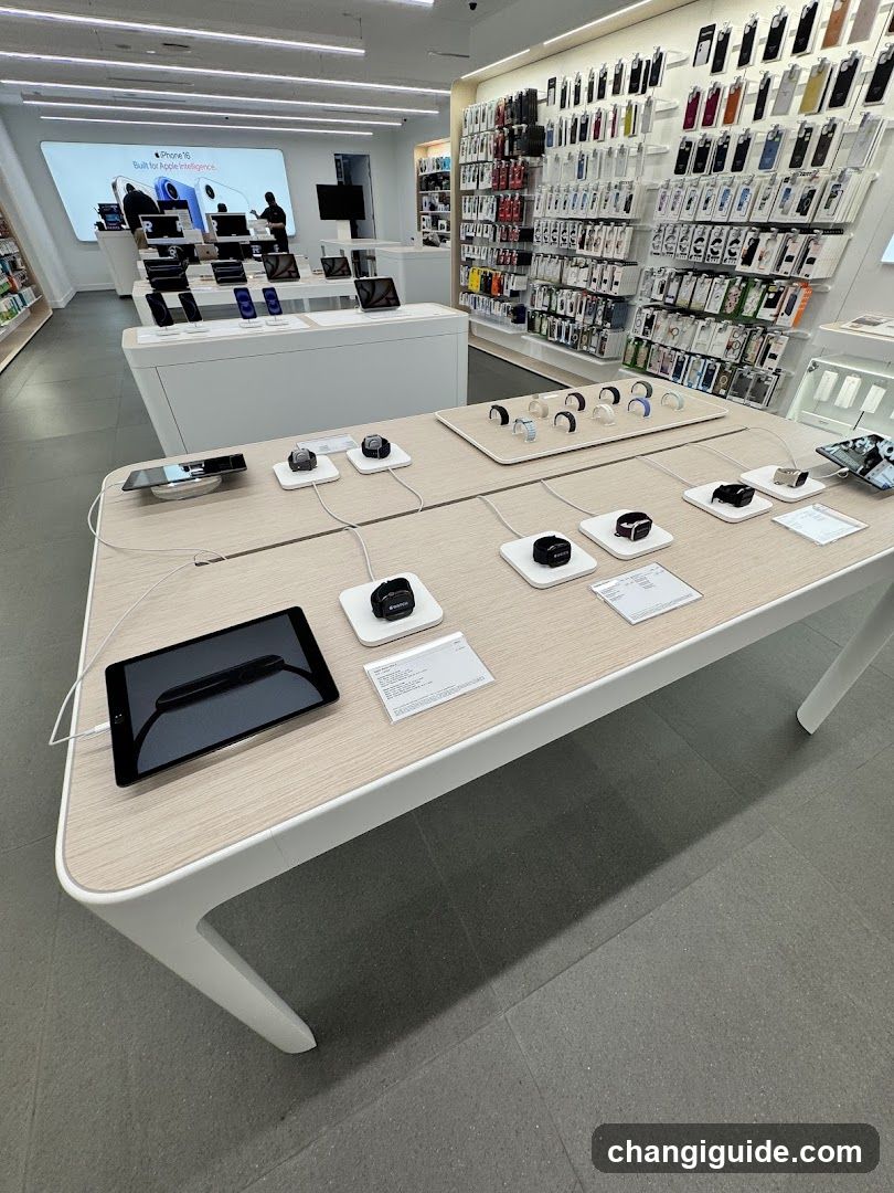 Tech Store Interior Display