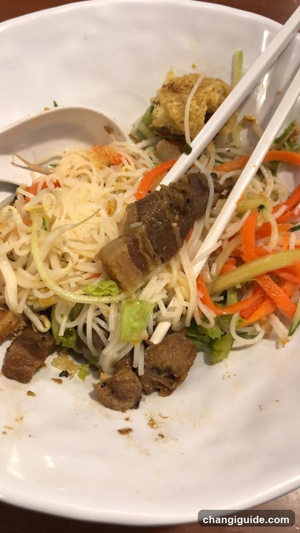 Noodle Dish with Meat and Vegetables