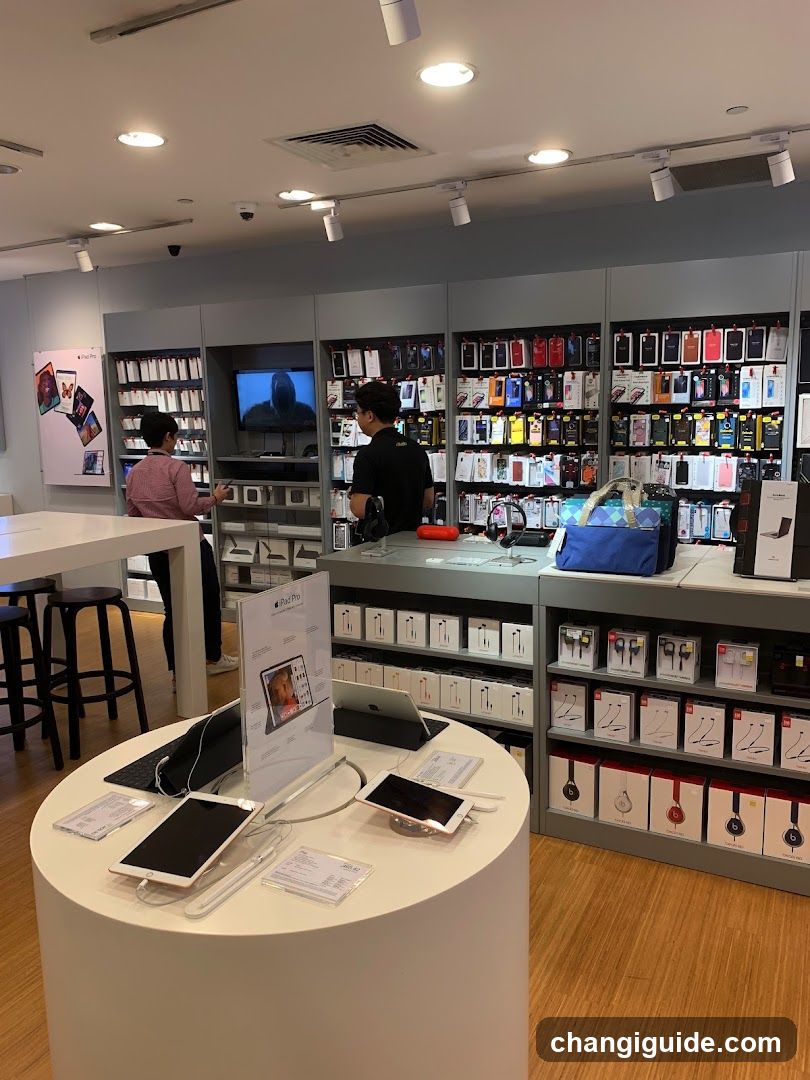 Electronics Store Interior