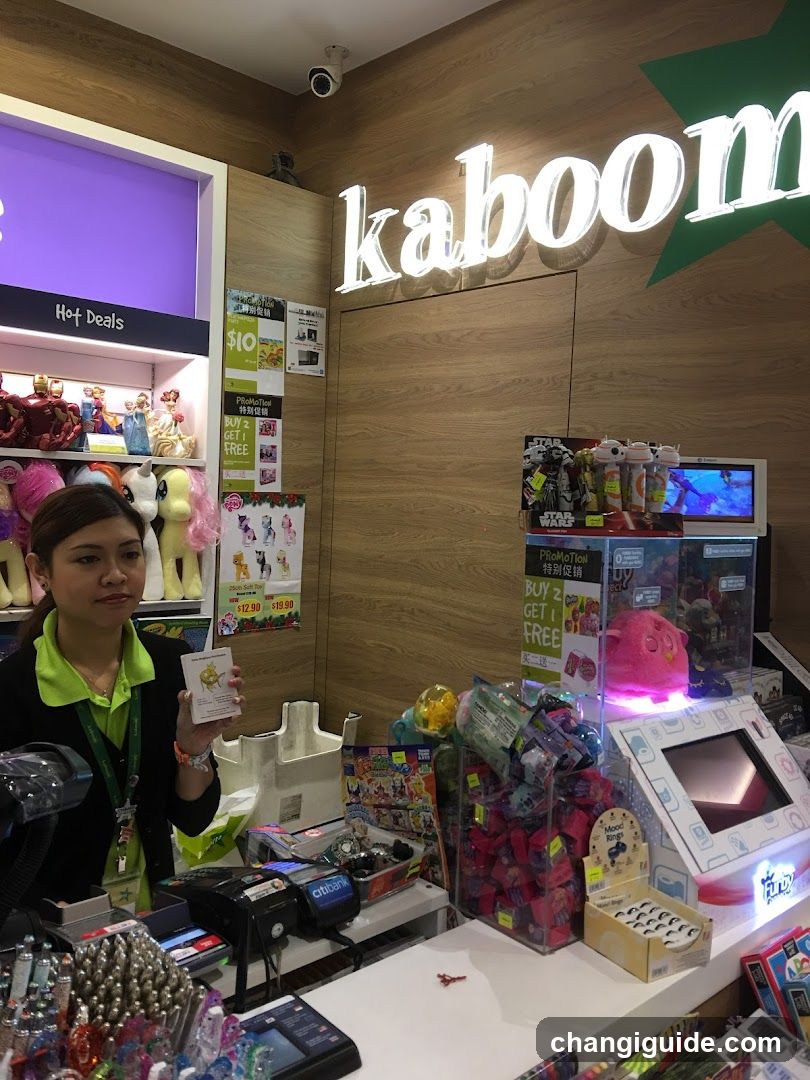 Toy Store Interior with Staff