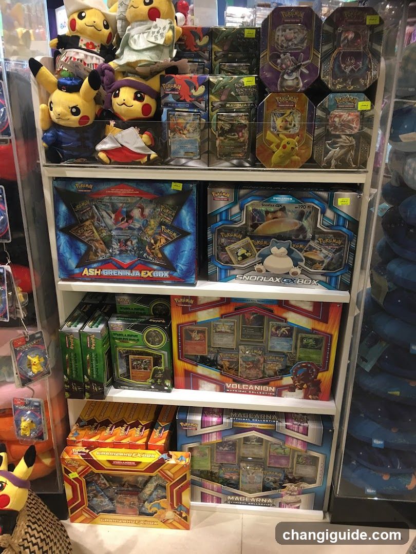 Pokemon Merchandise Display