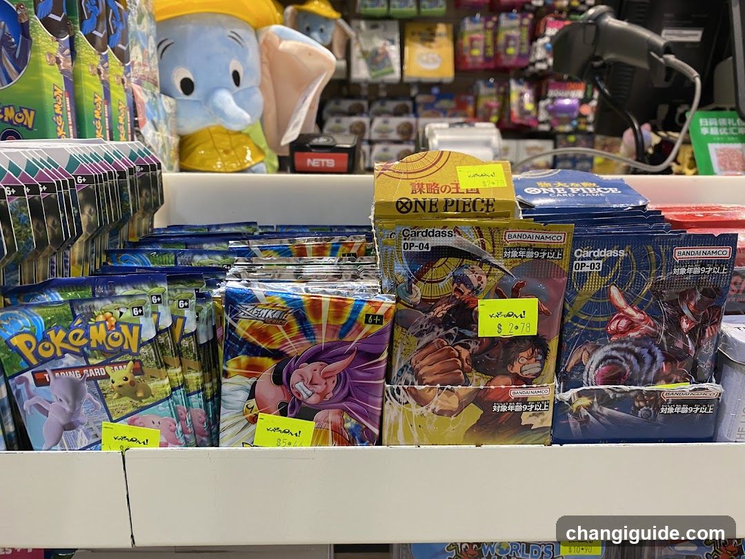 Toy and Card Game Display Shelf
