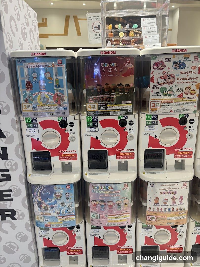 Bandai Gashapon Machines