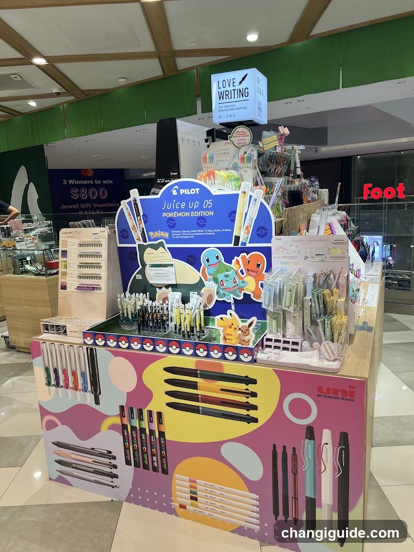 Pilot Juice Up 05 Pokemon Edition Display