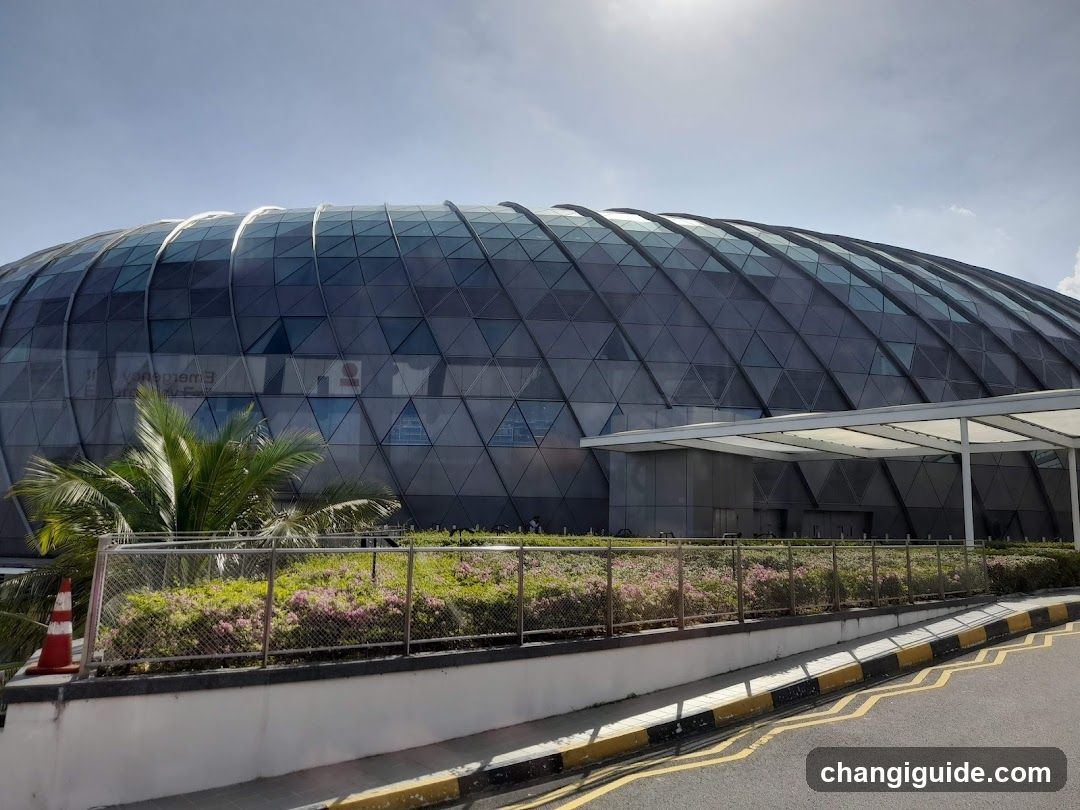 Modern glass building exterior