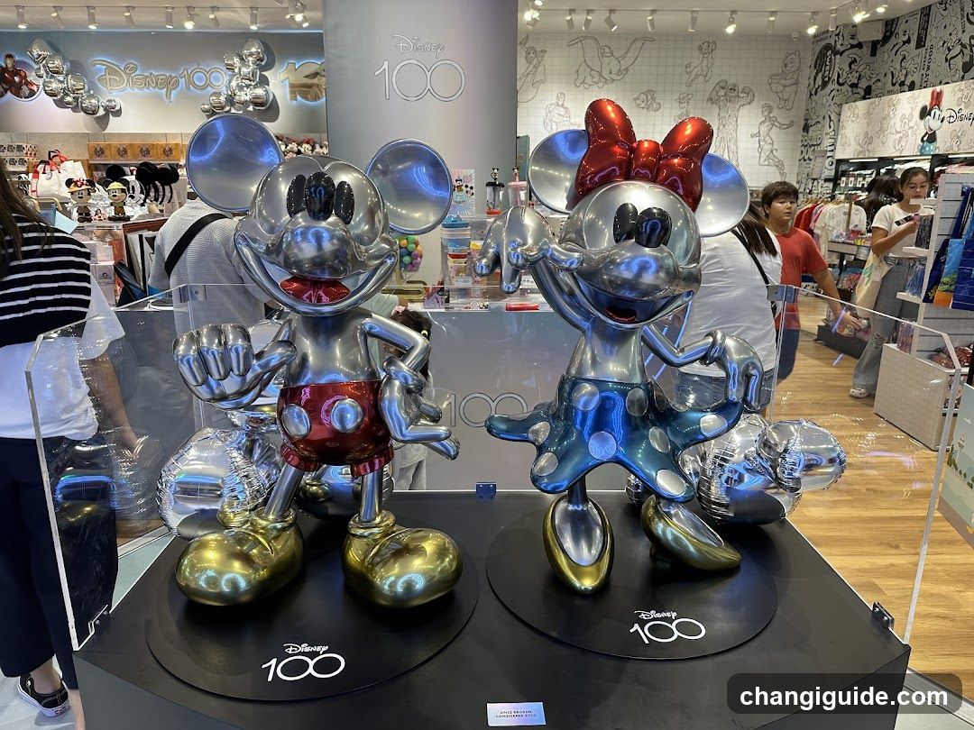 Disney 100 Store Interior Display