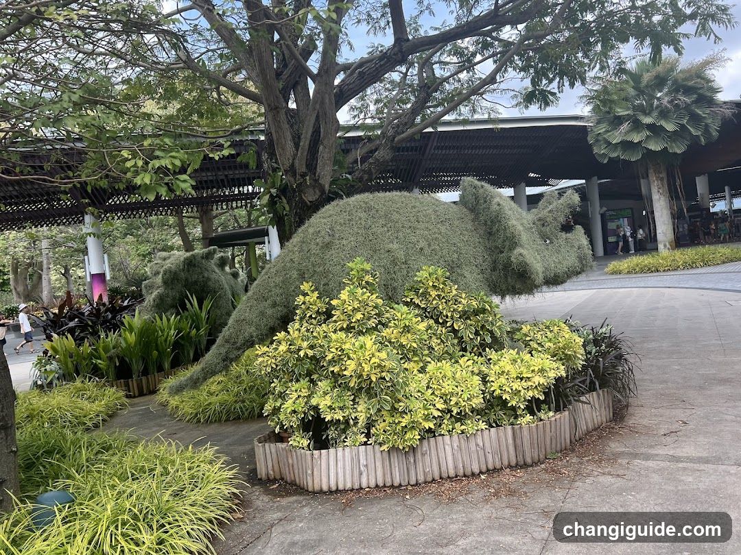 Garden Sculpture with Topiary