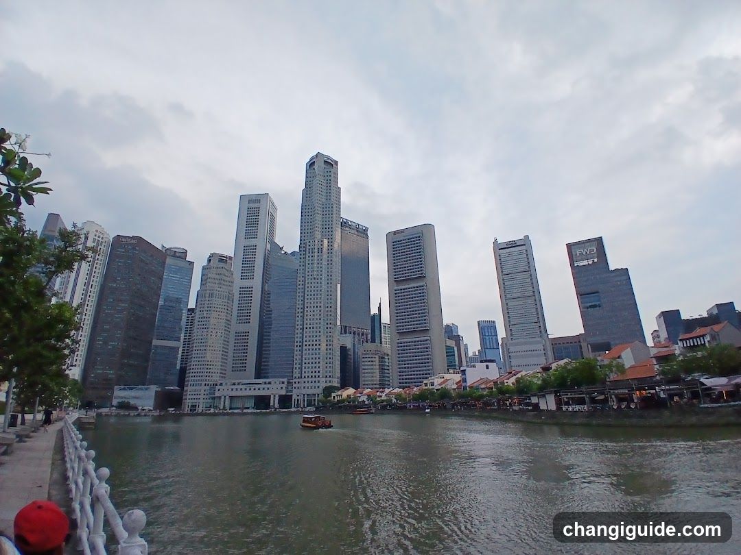 Riverfront Cityscape with Marina Bay Sands