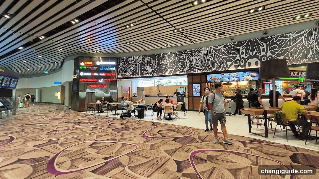 Airport Food Court Interior