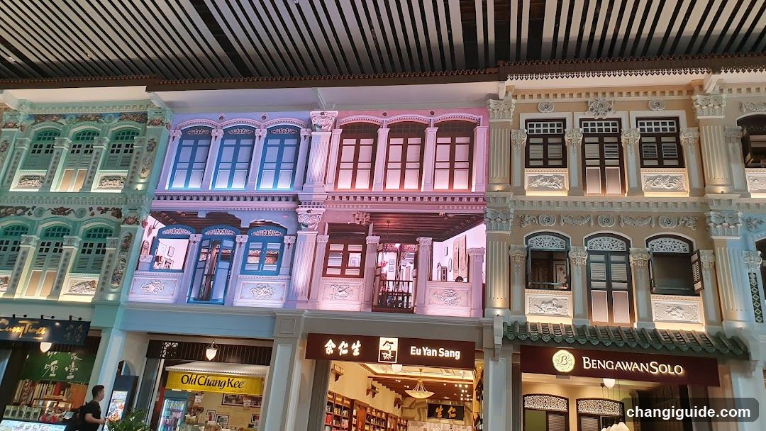 Colorful Shop Facades with Storefronts