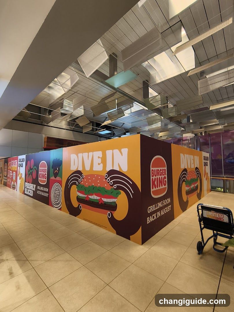 Burger King 'Dive In' Campaign Display