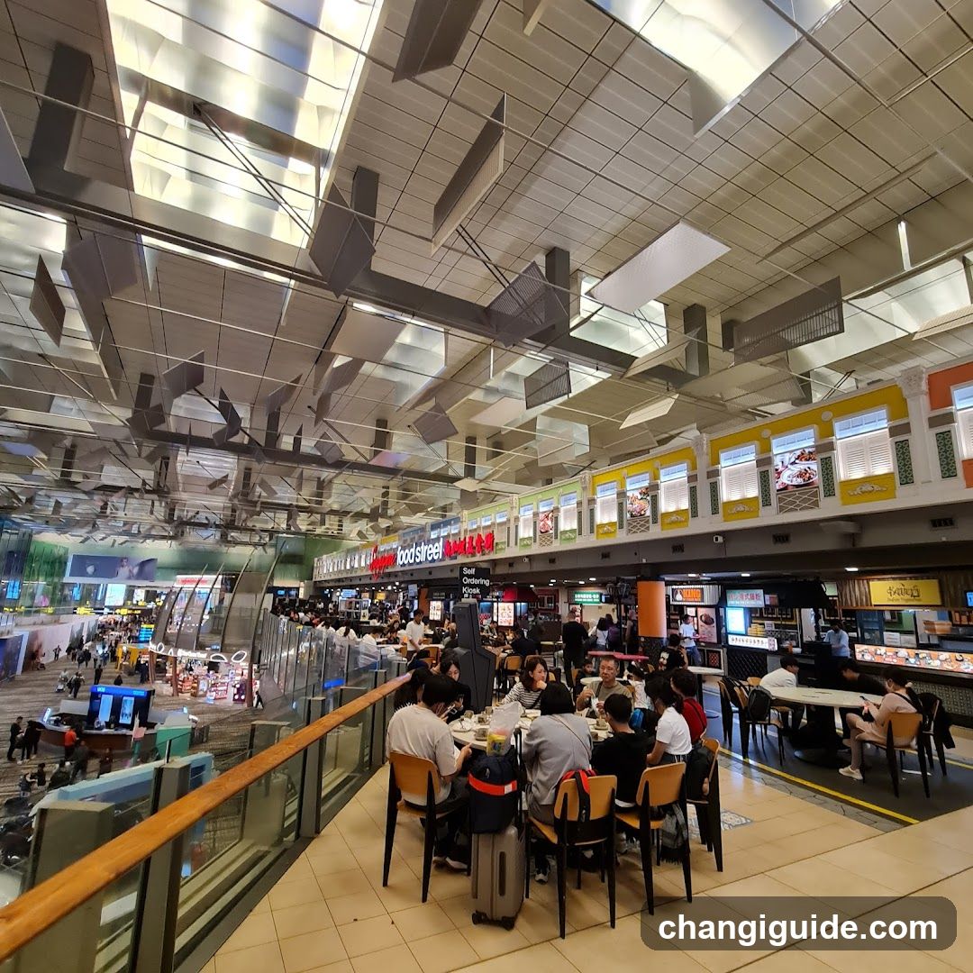 Airport Food Court Interior