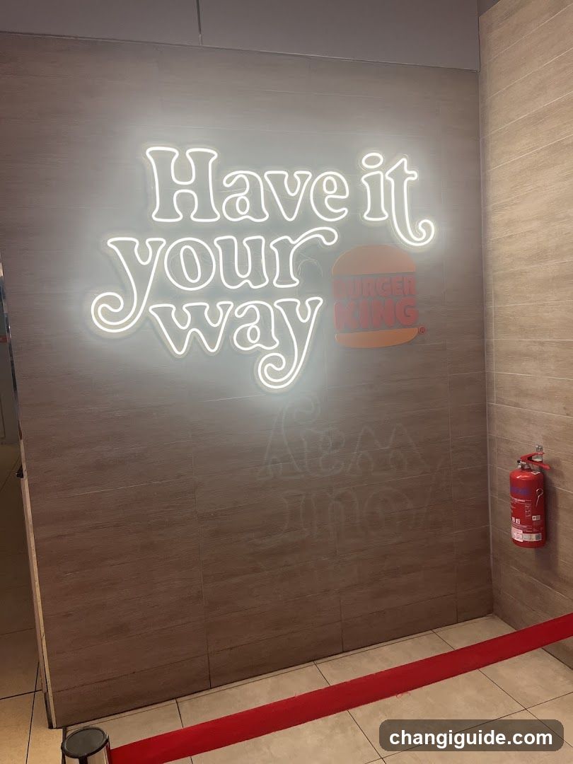 Burger King Interior Wall Signage