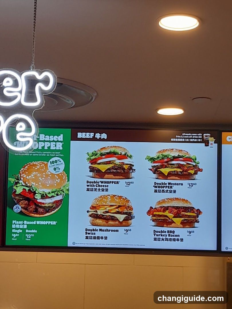 Burger Menu Board