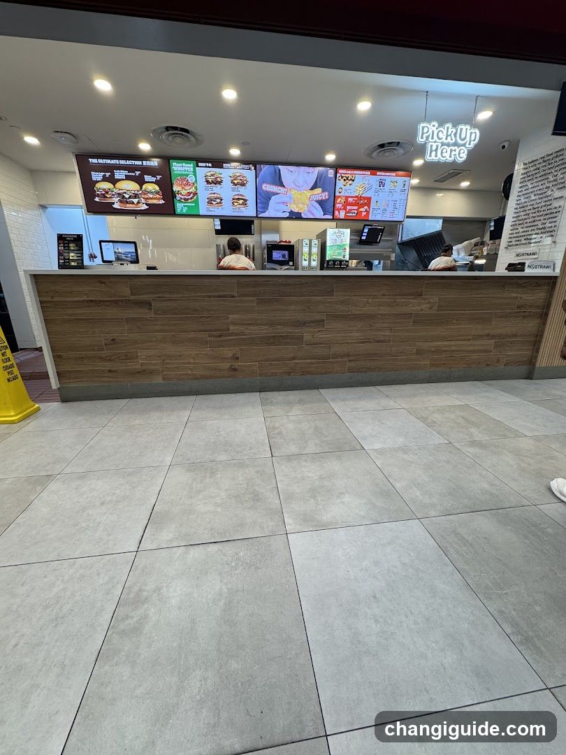 Fast Food Counter Interior