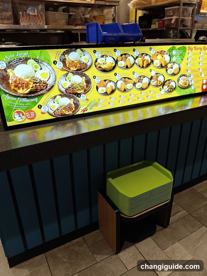 Food Menu Display Board