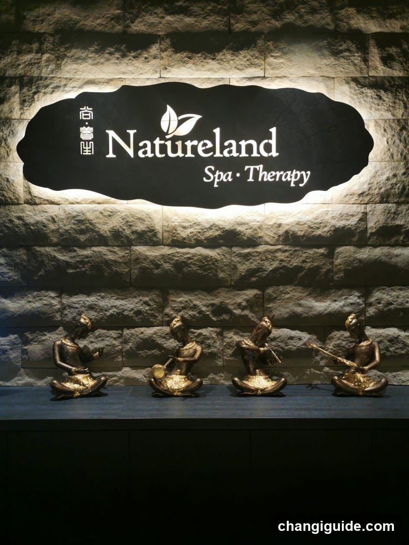 Natureland Spa Therapy Interior Signage