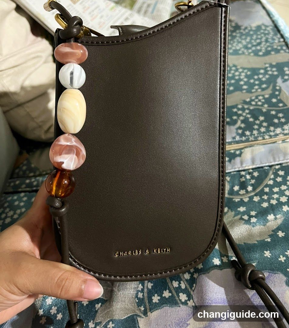 Charles & Keith Bag with Beaded Charm