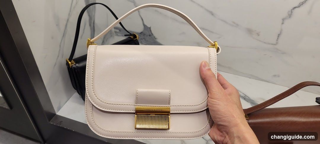 Handheld Cream Handbag