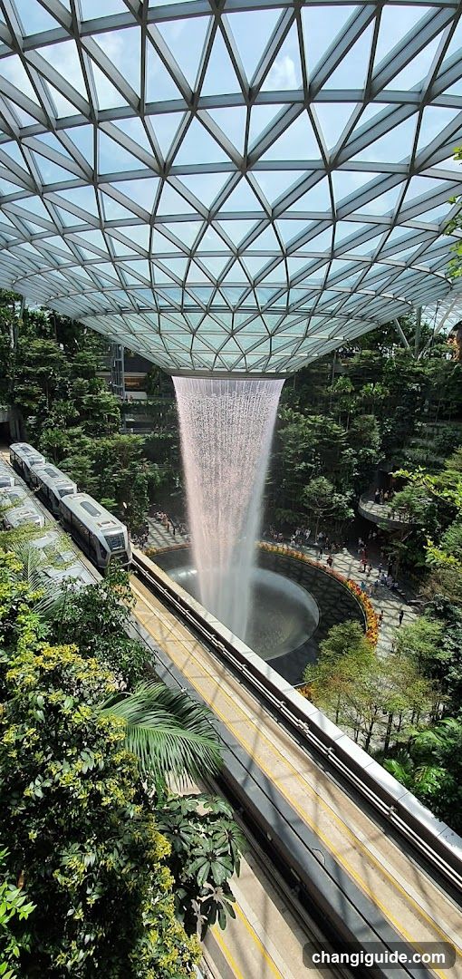 The Cloud Forest at Jewel Changi Airport