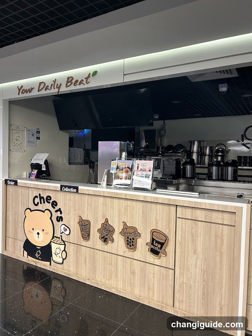 Boba Tea Shop Interior Counter